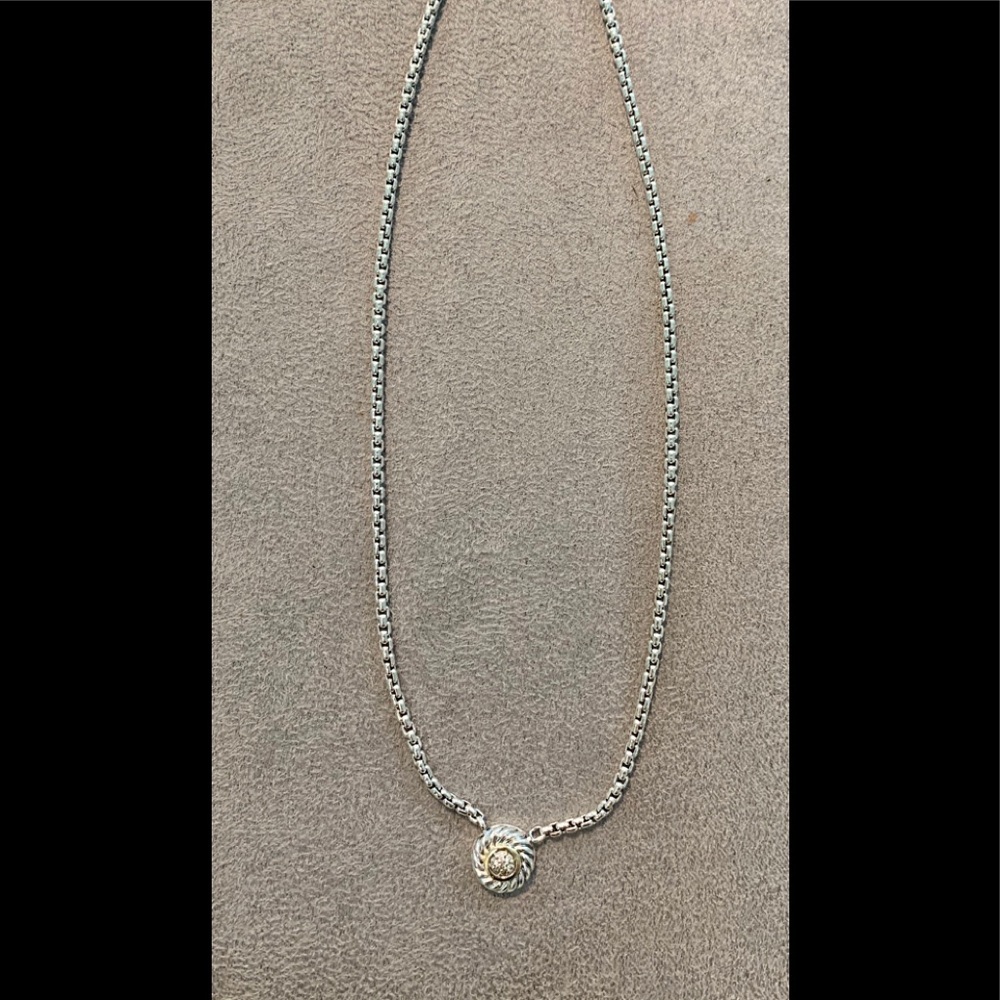 David Yurman Cookie Pendant Necklace